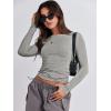 imageANRABESS Womens Long Sleeve Shirts Tight Fitted Going Out Crop Tops Crewneck Basic Tee Y2k Outfits Teens Girls ClothesGrey