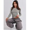 imageANRABESS Womens Long Sleeve Shirts Tight Fitted Going Out Crop Tops Crewneck Basic Tee Y2k Outfits Teens Girls ClothesGrey