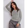 imageANRABESS Womens Long Sleeve Shirts Tight Fitted Going Out Crop Tops Crewneck Basic Tee Y2k Outfits Teens Girls ClothesGrey