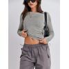 imageANRABESS Womens Long Sleeve Shirts Tight Fitted Going Out Crop Tops Crewneck Basic Tee Y2k Outfits Teens Girls ClothesGrey