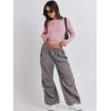 imageANRABESS Womens Long Sleeve Shirts Tight Fitted Going Out Crop Tops Crewneck Basic Tee Y2k Outfits Teens Girls ClothesGrey Pink