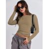 imageANRABESS Womens Long Sleeve Shirts Tight Fitted Going Out Crop Tops Crewneck Basic Tee Y2k Outfits Teens Girls ClothesKhaki