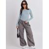 imageANRABESS Womens Long Sleeve Shirts Tight Fitted Going Out Crop Tops Crewneck Basic Tee Y2k Outfits Teens Girls ClothesLight Blue
