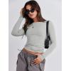 imageANRABESS Womens Long Sleeve Shirts Tight Fitted Going Out Crop Tops Crewneck Basic Tee Y2k Outfits Teens Girls ClothesLight Grey