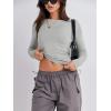 imageANRABESS Womens Long Sleeve Shirts Tight Fitted Going Out Crop Tops Crewneck Basic Tee Y2k Outfits Teens Girls ClothesLight Grey