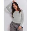 imageANRABESS Womens Long Sleeve Shirts Tight Fitted Going Out Crop Tops Crewneck Basic Tee Y2k Outfits Teens Girls ClothesLight Grey