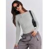 imageANRABESS Womens Long Sleeve Shirts Tight Fitted Going Out Crop Tops Crewneck Basic Tee Y2k Outfits Teens Girls ClothesLight Grey