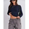 imageANRABESS Womens Long Sleeve Shirts Tight Fitted Going Out Crop Tops Crewneck Basic Tee Y2k Outfits Teens Girls ClothesNavy Blue