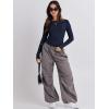 imageANRABESS Womens Long Sleeve Shirts Tight Fitted Going Out Crop Tops Crewneck Basic Tee Y2k Outfits Teens Girls ClothesNavy Blue