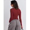 imageANRABESS Womens Long Sleeve Shirts Tight Fitted Going Out Crop Tops Crewneck Basic Tee Y2k Outfits Teens Girls ClothesRed