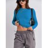 imageANRABESS Womens Long Sleeve Shirts Tight Fitted Going Out Crop Tops Crewneck Basic Tee Y2k Outfits Teens Girls ClothesRoyal Blue