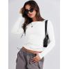 imageANRABESS Womens Long Sleeve Shirts Tight Fitted Going Out Crop Tops Crewneck Basic Tee Y2k Outfits Teens Girls ClothesWhite