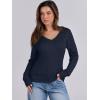 imageANRABESS Womens Long Sleeve V Neck Cable Knit Sweater Jumper 2025 Fall Pullover Top Cute Soft Ladies Dressy Casual OutfitsNavy Blue