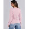 imageANRABESS Womens Long Sleeve V Neck Cable Knit Sweater Jumper 2025 Fall Pullover Top Cute Soft Ladies Dressy Casual OutfitsPink