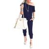 imageANRABESS Womens Loose Summer Casual Off Shoulder Elastic Waist Stretchy Long Romper Jumpsuit01navyblue