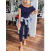 imageANRABESS Womens Loose Summer Casual Off Shoulder Elastic Waist Stretchy Long Romper Jumpsuit01navyblue