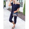 imageANRABESS Womens Loose Summer Casual Off Shoulder Elastic Waist Stretchy Long Romper Jumpsuit01navyblue