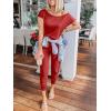 imageANRABESS Womens Loose Summer Casual Off Shoulder Elastic Waist Stretchy Long Romper Jumpsuit01red