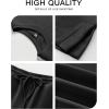 imageANRABESS Womens Lounge Sets 2 Piece Outfits Summer Casual Short Sleeve Sweatsuits Matching Tracksuits Wide Leg Pant SetBlack