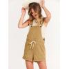 imageANRABESS Womens Overall Shorts Summer Casual Shortalls Loose Bib Rompers Beach Jumpsuit Vacation Jumpers Comfy ClothesKhaki