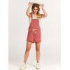 imageANRABESS Womens Overall Shorts Summer Casual Shortalls Loose Bib Rompers Beach Jumpsuit Vacation Jumpers Comfy ClothesRust