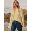 imageANRABESS Womens Oversized Crewneck Long Sleeve Fuzzy Knit Casual Chunky Warm 2025 Fall Pullover Sweaters Top Trendy OutfitsBeige Yellow