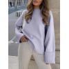 imageANRABESS Womens Oversized Crewneck Long Sleeve Fuzzy Knit Casual Chunky Warm 2025 Fall Pullover Sweaters Top Trendy OutfitsBright Purple