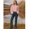 imageANRABESS Womens Oversized Crewneck Long Sleeve Fuzzy Knit Casual Chunky Warm 2025 Fall Pullover Sweaters Top Trendy OutfitsCoral Pink