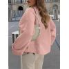imageANRABESS Womens Oversized Crewneck Long Sleeve Fuzzy Knit Casual Chunky Warm 2025 Fall Pullover Sweaters Top Trendy OutfitsCoral Pink