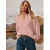 imageANRABESS Womens Oversized Crewneck Long Sleeve Fuzzy Knit Casual Chunky Warm 2025 Fall Pullover Sweaters Top Trendy OutfitsCoral Pink