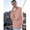 imageANRABESS Womens Oversized Crewneck Long Sleeve Fuzzy Knit Casual Chunky Warm 2025 Fall Pullover Sweaters Top Trendy OutfitsCoral Pink