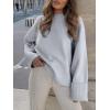 imageANRABESS Womens Oversized Crewneck Long Sleeve Fuzzy Knit Casual Chunky Warm 2025 Fall Pullover Sweaters Top Trendy OutfitsLight Blue