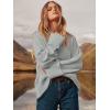 imageANRABESS Womens Oversized Crewneck Long Sleeve Fuzzy Knit Casual Chunky Warm 2025 Fall Pullover Sweaters Top Trendy OutfitsLight Grey