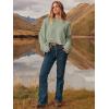 imageANRABESS Womens Oversized Crewneck Long Sleeve Fuzzy Knit Casual Chunky Warm 2025 Fall Pullover Sweaters Top Trendy OutfitsSage Green