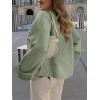imageANRABESS Womens Oversized Crewneck Long Sleeve Fuzzy Knit Casual Chunky Warm 2025 Fall Pullover Sweaters Top Trendy OutfitsSage Green