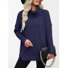 imageANRABESS Womens Oversized Sweater Turtleneck Long Sleeve Casual Knit Tunic Pullover Sweaters Tops 2025 Fall Winter OutfitsNavy Blue