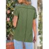 imageANRABESS Womens Short Sleeve Crewneck Shirts Ribbed Knit High Low Hem T Shirt 2025 Summer Spring Casual Tops Trendy ClothesArmy Green