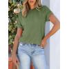 imageANRABESS Womens Short Sleeve Crewneck Shirts Ribbed Knit High Low Hem T Shirt 2025 Summer Spring Casual Tops Trendy ClothesArmy Green