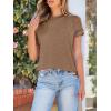 imageANRABESS Womens Short Sleeve Crewneck Shirts Ribbed Knit High Low Hem T Shirt 2025 Summer Spring Casual Tops Trendy ClothesCoffee