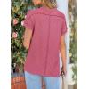 imageANRABESS Womens Short Sleeve Crewneck Shirts Ribbed Knit High Low Hem T Shirt 2025 Summer Spring Casual Tops Trendy ClothesCoral Pink