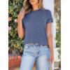 imageANRABESS Womens Short Sleeve Crewneck Shirts Ribbed Knit High Low Hem T Shirt 2025 Summer Spring Casual Tops Trendy ClothesDark Blue