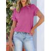 imageANRABESS Womens Short Sleeve Crewneck Shirts Ribbed Knit High Low Hem T Shirt 2025 Summer Spring Casual Tops Trendy ClothesHot Pink