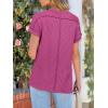 imageANRABESS Womens Short Sleeve Crewneck Shirts Ribbed Knit High Low Hem T Shirt 2025 Summer Spring Casual Tops Trendy ClothesHot Pink