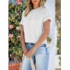 imageANRABESS Womens Short Sleeve Crewneck Shirts Ribbed Knit High Low Hem T Shirt 2025 Summer Spring Casual Tops Trendy ClothesWhite