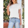 imageANRABESS Womens Short Sleeve Crewneck Shirts Ribbed Knit High Low Hem T Shirt 2025 Summer Spring Casual Tops Trendy ClothesWhite