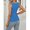 imageANRABESS Womens Square Neck Tank Top Sleeveless Workout Summer Basic Tops Knit Slim Fit 2025 Trendy Shirts Camisole ClothesBlue