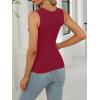 imageANRABESS Womens Square Neck Tank Top Sleeveless Workout Summer Basic Tops Knit Slim Fit 2025 Trendy Shirts Camisole ClothesBurgundy