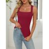 imageANRABESS Womens Square Neck Tank Top Sleeveless Workout Summer Basic Tops Knit Slim Fit 2025 Trendy Shirts Camisole ClothesBurgundy