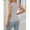 imageANRABESS Womens Square Neck Tank Top Sleeveless Workout Summer Basic Tops Knit Slim Fit 2025 Trendy Shirts Camisole ClothesGrey