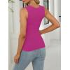 imageANRABESS Womens Square Neck Tank Top Sleeveless Workout Summer Basic Tops Knit Slim Fit 2025 Trendy Shirts Camisole ClothesHot Pink